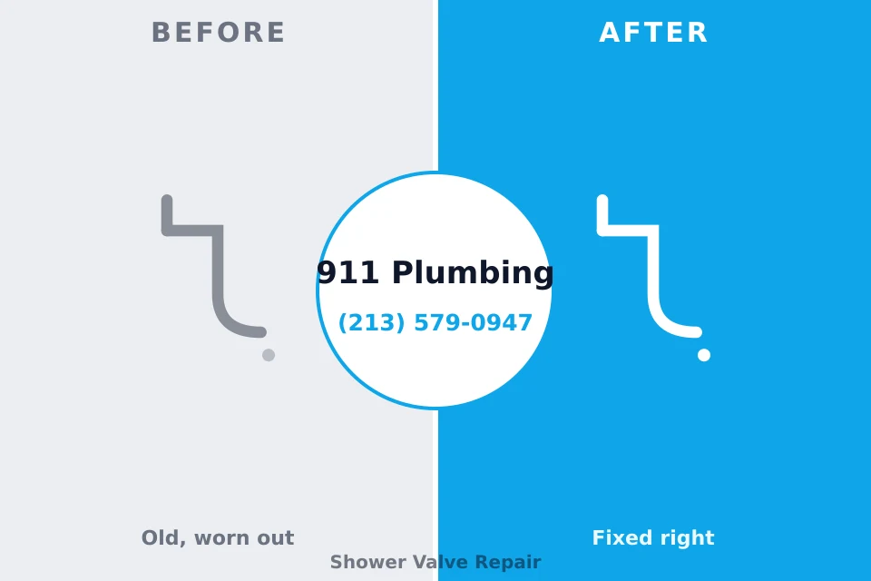 Before and after: plumbing company Bicknell, IN